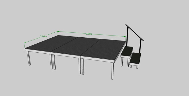 escenario 3 x 2 - 3 modulos